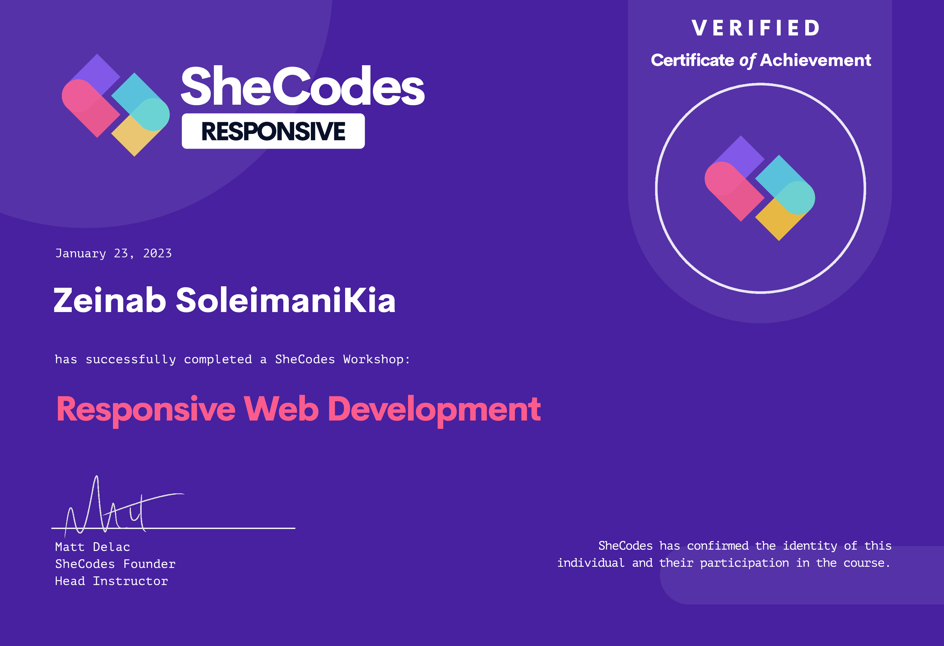 responsiveCertificate